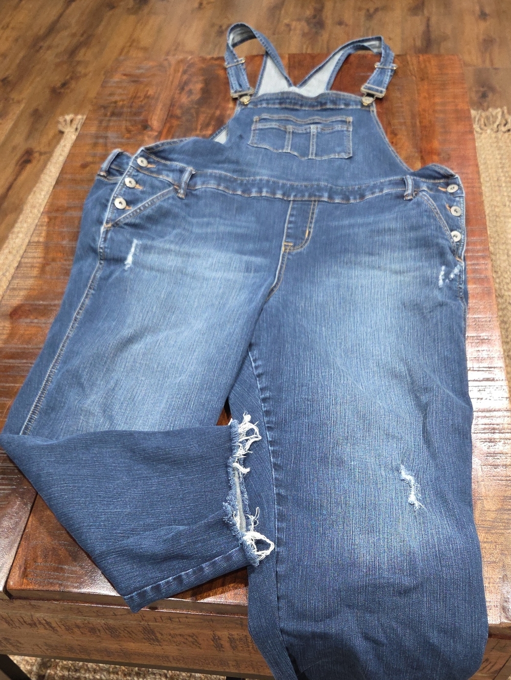 Torrid Raw Hem Overalls Size 22